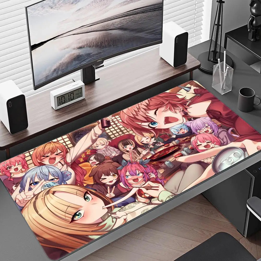 Inugami Korone Mouse Pad Gaming Accessories Office Gamer Keyboard Desk Mat Non-Slip Laptop Large Anime Hololive Girl Mouse Pad
