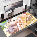 Inugami Korone Mouse Pad Gaming Accessories Office Gamer Keyboard Desk Mat Non-Slip Laptop Large Anime Hololive Girl Mouse Pad